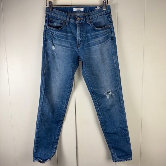 Moussy Vintage cowhide leather straight jeans - Picture 1 of 9